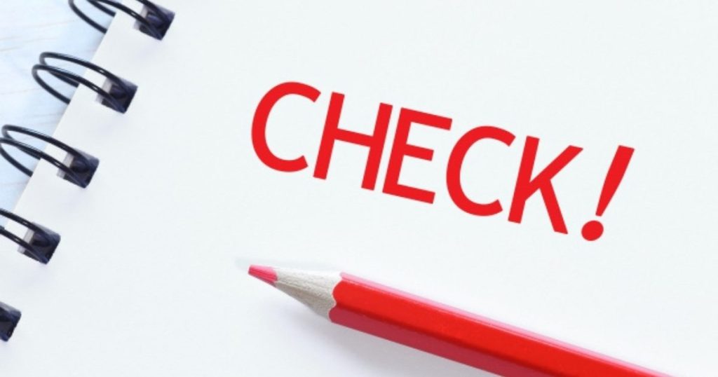 チェック
